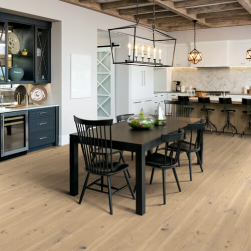 Kitchen with dining area flooring | New York Carpets & Flooring